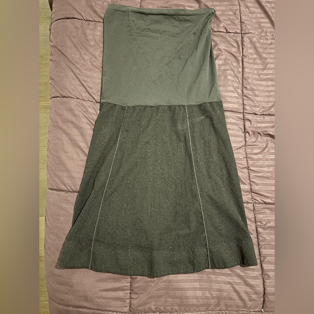 Wolford Charcoal Gray Midi Dress - Size 10